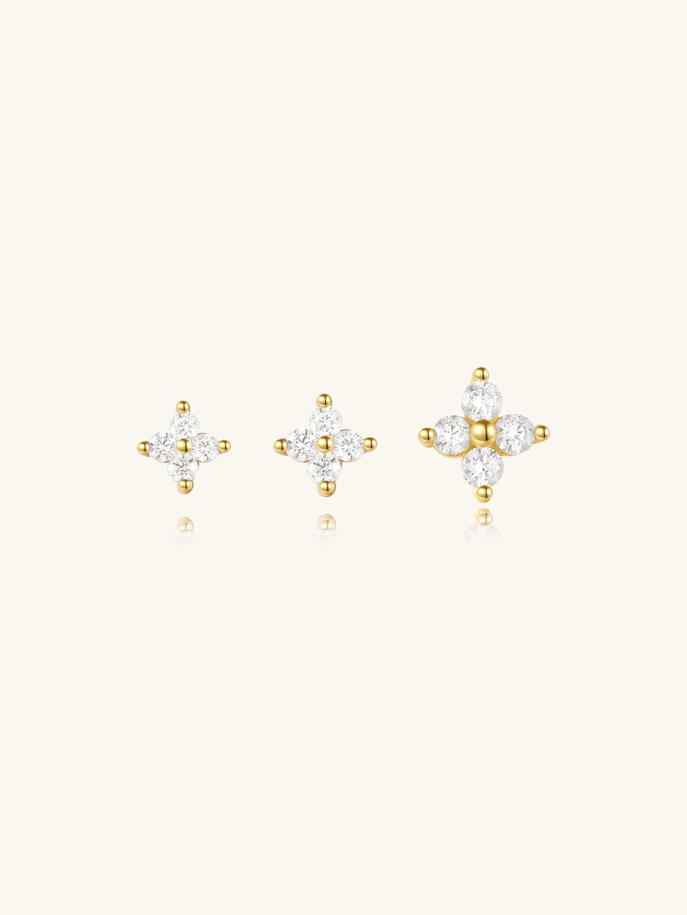 Chic Waterproof Flower Stud Earrings - Betella
