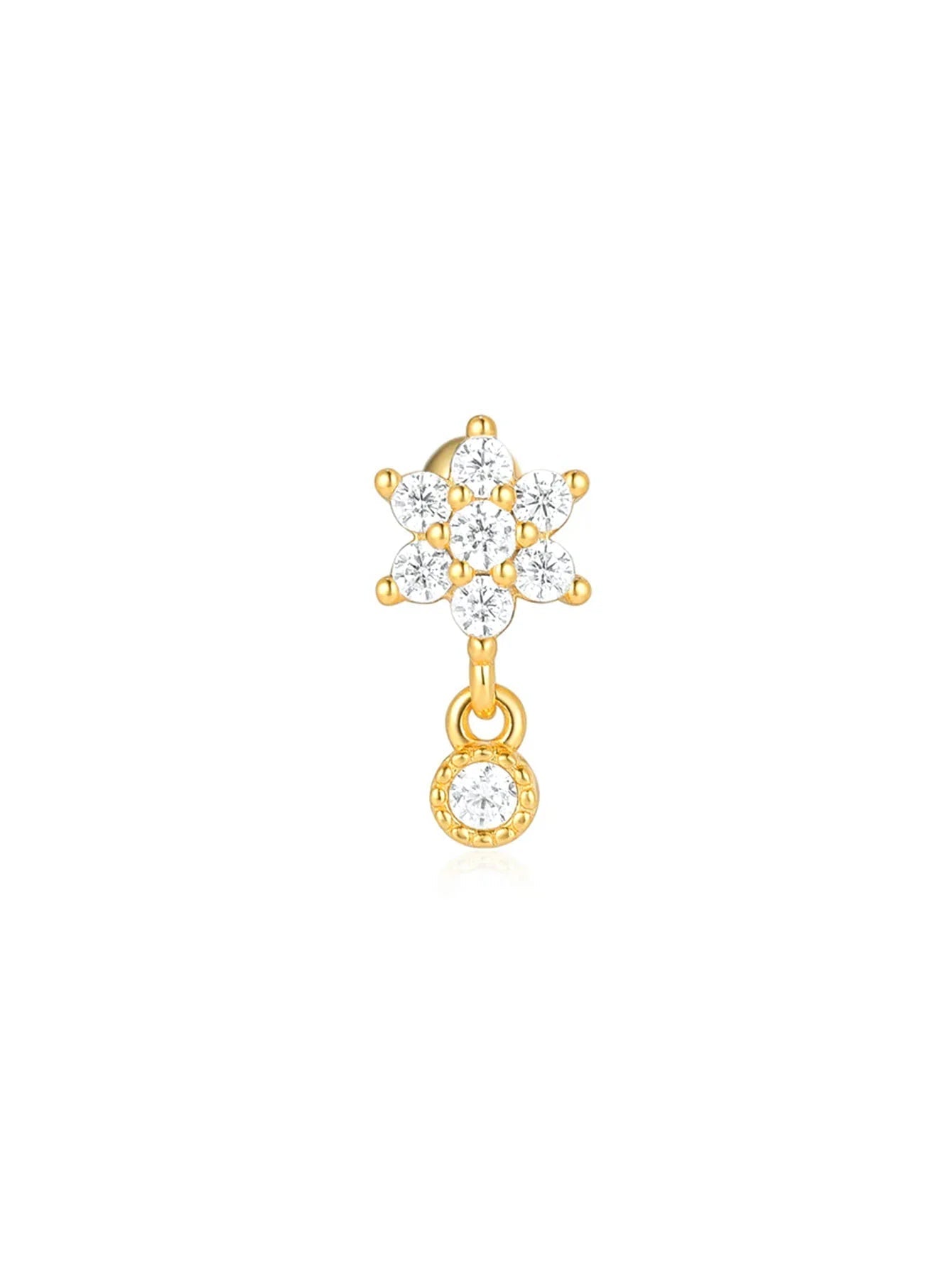 Butterfly Flower Earring Set with Zircon Stones – Reid