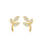 Butterfly Pendant Earrings with Zirconia – Mollie
