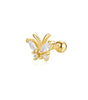 Butterfly Pendant Earrings with Zirconia – Mollie