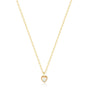 Heart Opal Necklace with Adjustable Length  – YETTA