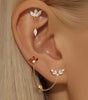 Elegant Stud Earrings with Cubic Zirconia – Janet