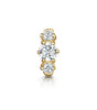 Huggie Hoop Earring with Cubic Zirconia – Rebecka