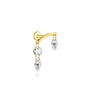 Water Drop Flatback Ear Stud Earrings with Cubic Zirconia – Lowe