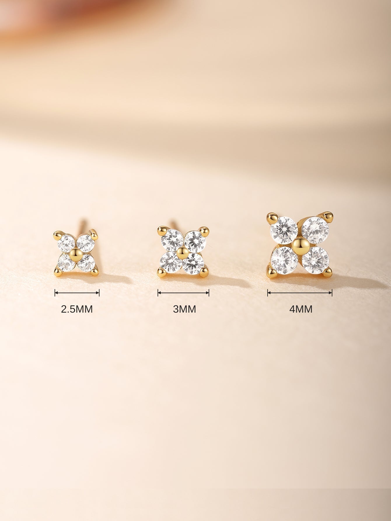 Chic Waterproof Flower Stud Earrings - Betella