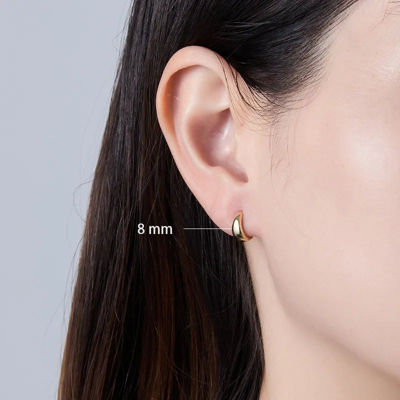 Classic Chunky Hoop Earrings in Multiple Sizes – Margaret