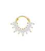 Elegant Flower Earrings with Cubic Zirconia - Harper