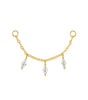 Elegant Ice Crystal Pendant Earrings with Cubic Zirconia – Denise