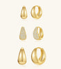Elegant Classic Drop Earrings with Cubic Zirconia – Ellen