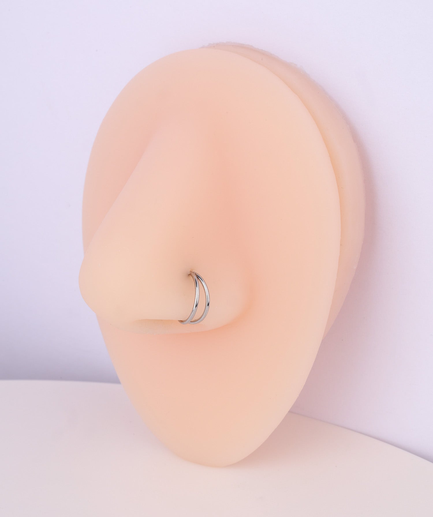 Double Hoop Clicker Earrings Available in Multiple Sizes - Lowthe