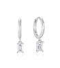 Elegant Holiday Drop Earrings with Cubic Zirconia –  Abigail