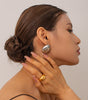 Egg Earrings with 18K Gold Plating – Faith